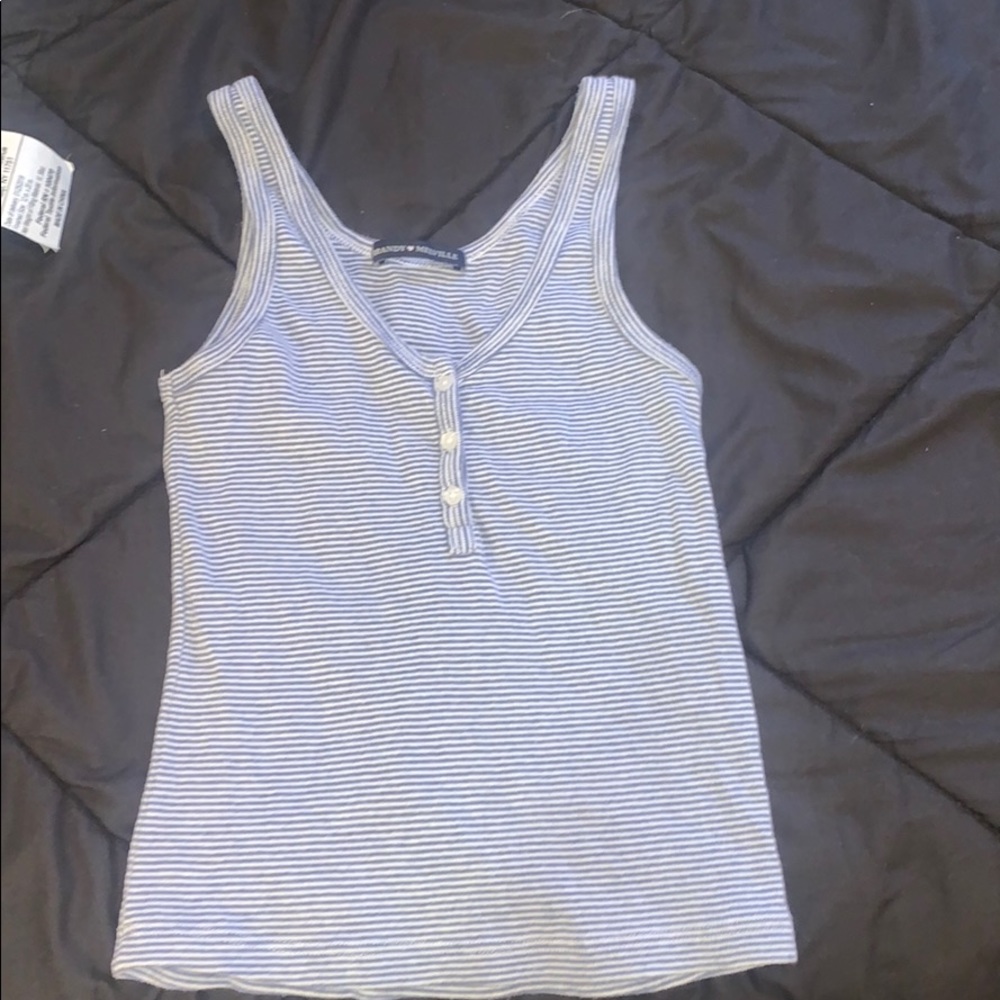 brandy melville striped tank top